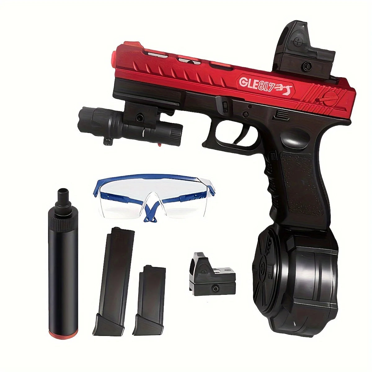 Blaster Gun,Electric Ball Blaster Pistol, High Orbeez Gun Performance Cool Toy Gun, Rechargeable Splatter Ball Toys for Outdoor