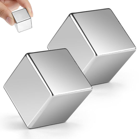 Yondr Opener 2Pack Super Strong Neodymium Magnets, 1" Strong Powerful Permanent Rare Earth Magnet Heavy Duty for Holding Hanging for Wall Mounting, Stud Finder, Crafts, Science Project Magnets