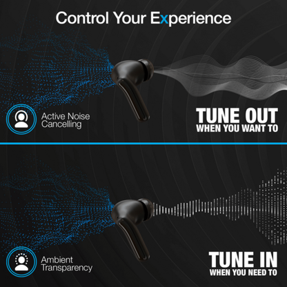 Naztech Xpods ANC Active Noise Cancelling True Wireless Earbuds with