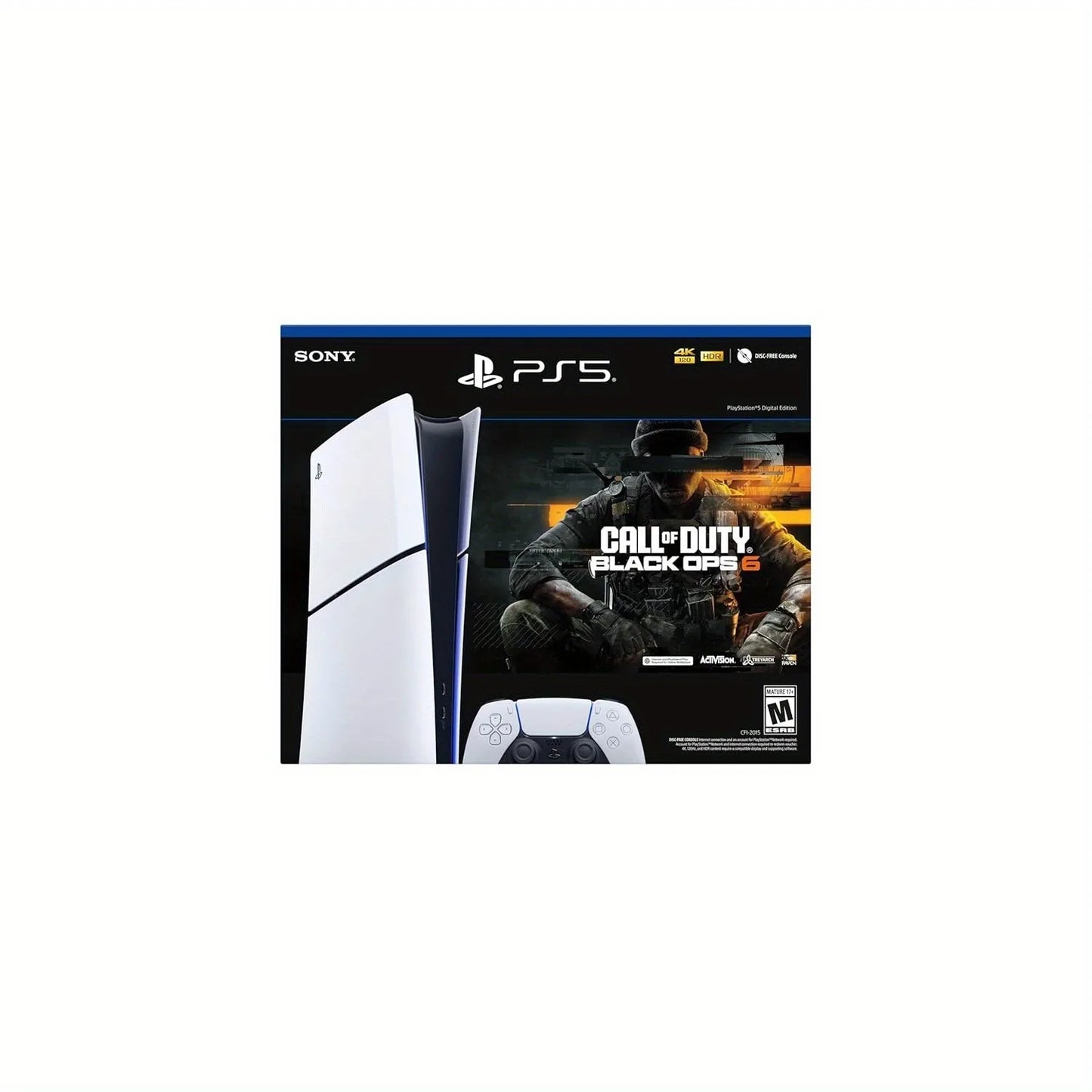 Playstation 5 Digital Edition – Call of Duty: Black Ops 6 Bundle (model group – slim)