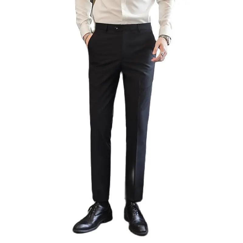 2026 Men Blue Suit Pants,  Formal Slim Dress Trousers, Red Green Black White Pantalones Hombre, Asian Size Man Slacks,M-5XL 6XL
