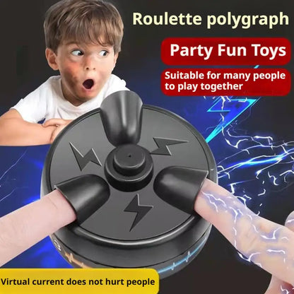 Shocking Roulette Lie Detector Electric Polygraph Test Finger Toy Party Game For Kids Adults Lie Detector Toy Social Game