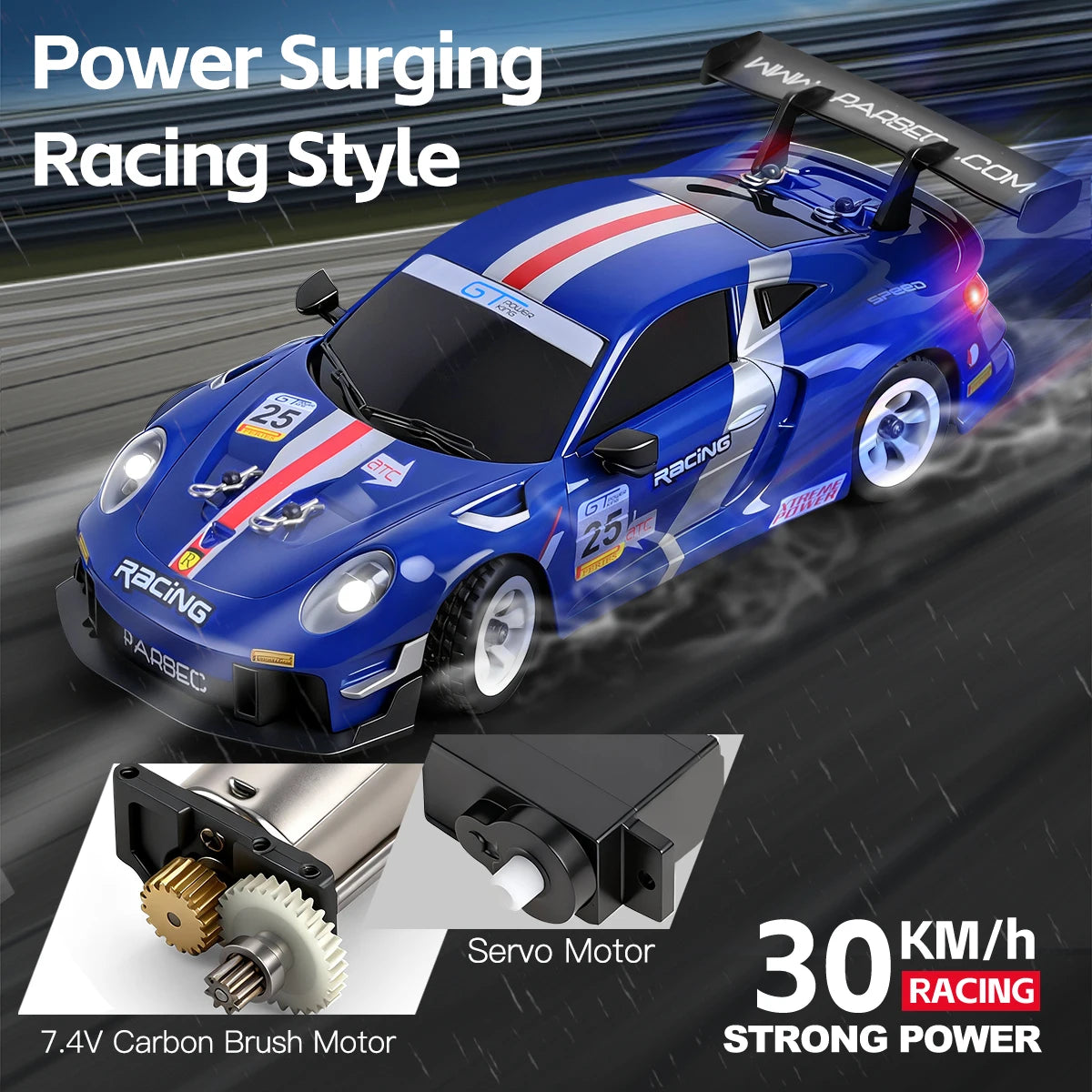 WLtoys 284191 284019-A Upgraded Gyro 1/28 RC Drifting Car 4WD High Speed Radio Control Model 2.4G Drift Racing Vehicle Mini Gift