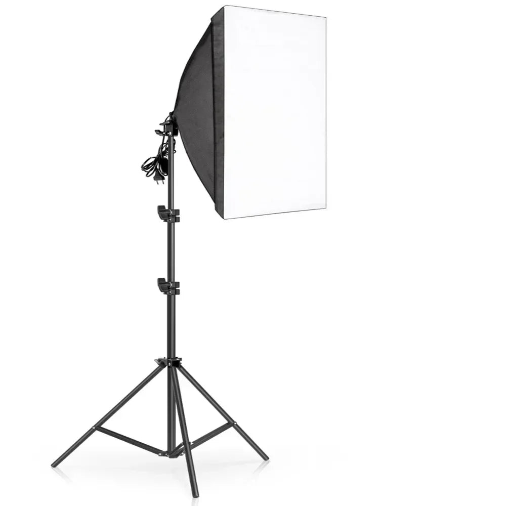 Softbox Light Photography Kit Photo 2M Tripiod for Soft Box Disc Light Led 45W Photo Studio Stand Lighting Shooting Lamp Video