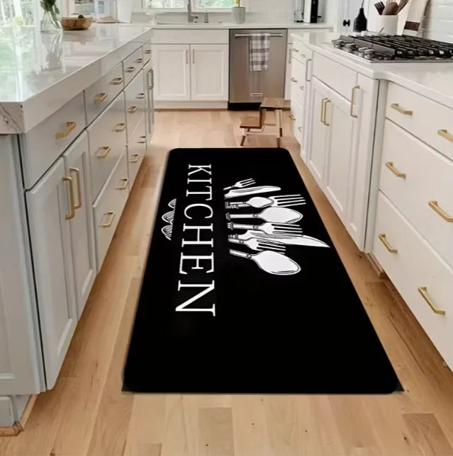 Soft Kitchen Carpet Soft Floor Mat Running Carpet Living Room Bedroom Carpet Kitchen Corridor Bathroom Washing Machine Carpet