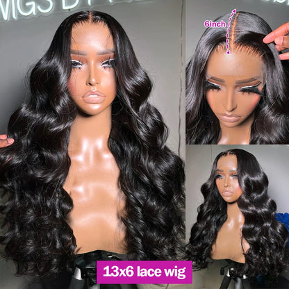 250 Density 40 Inch Body Wave 13x6 Hd Lace Front Wig 360 Lace Frontal Wigs For Women Brazilian 13x4 Pre Plucked Lace Human Hair