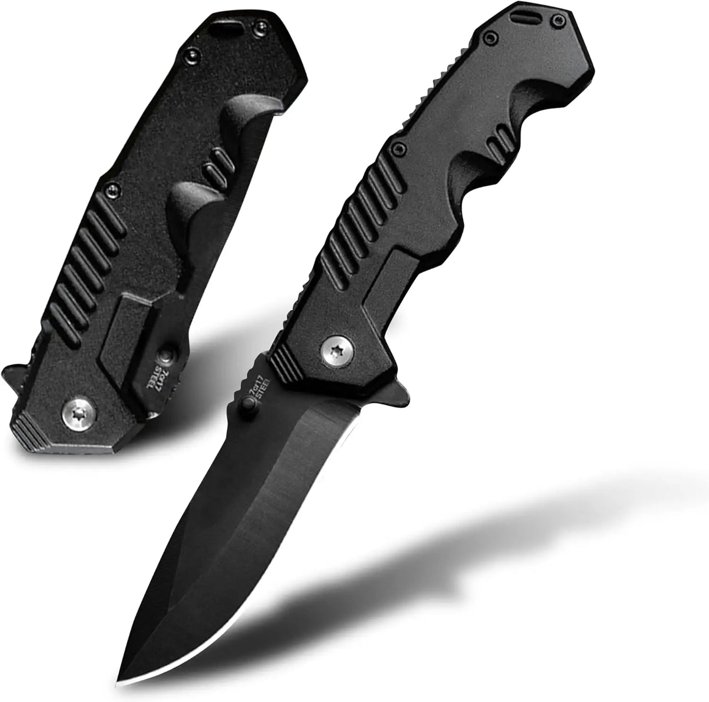 Folding knife, pocket knife with pocket clip, stainless steel blade knife, Edc knife for men and women, camping, fishing
