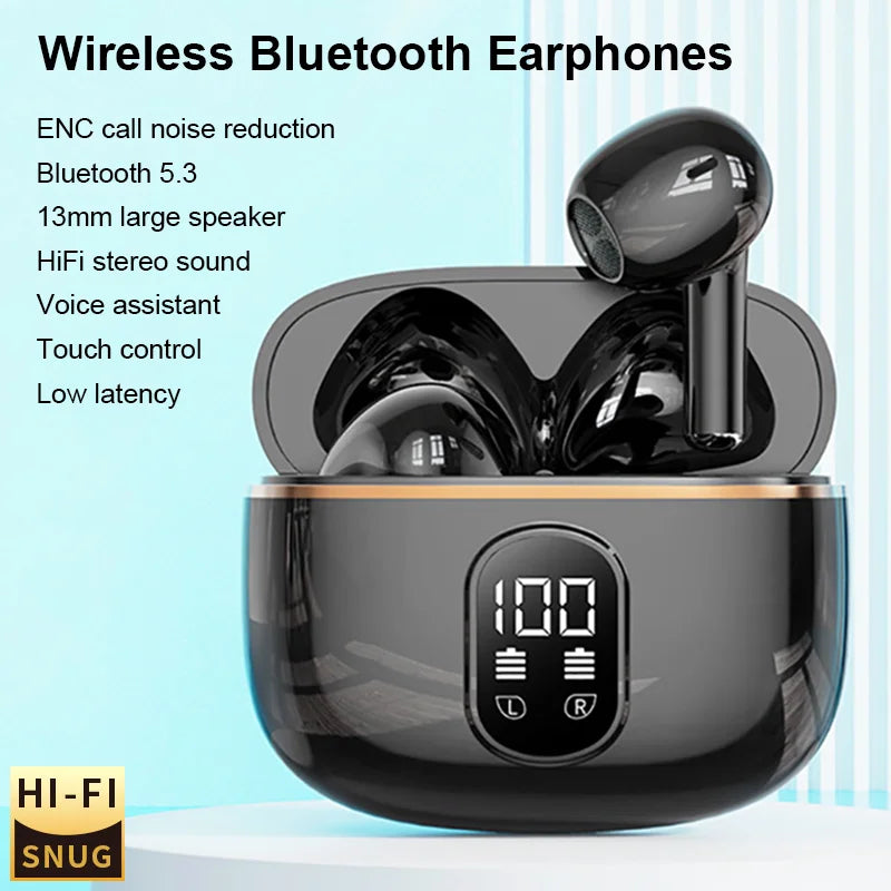 Newest Bluetooth Earphone Pro4-Plus Wireless Headphone HiFi Music Stereo Headset A87 Pods Earbuds TWS For Xiaomi iPhone Air pad