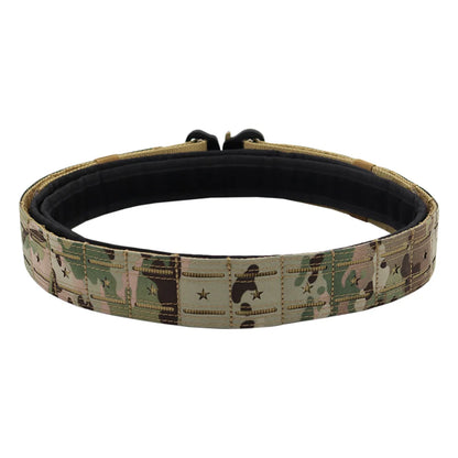 Laser Cutting Tactical Quick Release Buckle Belt  2 Inch Cmobat Belt Hunting Airsoft Mens Belt Outdoor Sport Belt