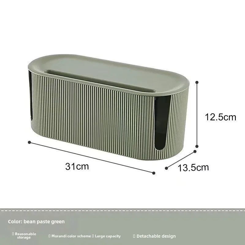 Nordic Plug Board Storage Box Cable Wire Organizer Case Socket Wireless WiFi Router Bracelet Desktop Data Line Plug Holder Shelf