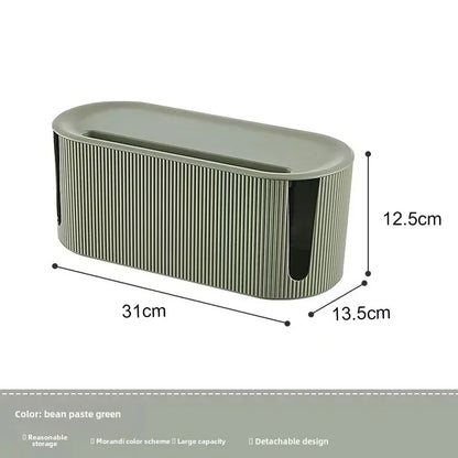 Nordic Plug Board Storage Box Cable Wire Organizer Case Socket Wireless WiFi Router Bracelet Desktop Data Line Plug Holder Shelf