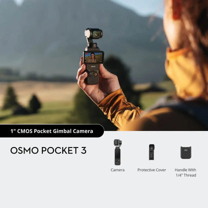 DJI Osmo Pocket 3 Vlogging Camera 1-Inch CMOS &4K/120fps 3-Axis Gimbal Mechanical Stabilization Original In Stock