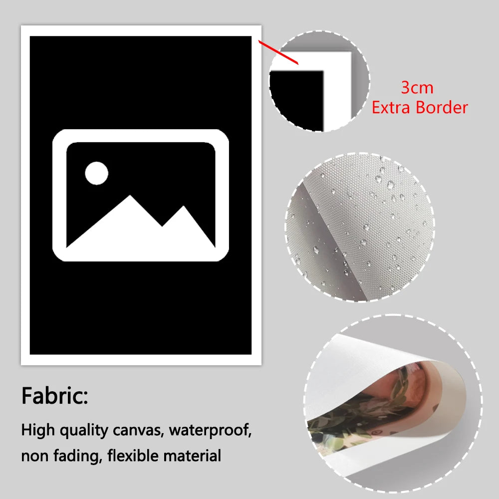 1pc big size canvas custom photo,personalized gift for room decoration,custom home decor items,wall decor,customized gift