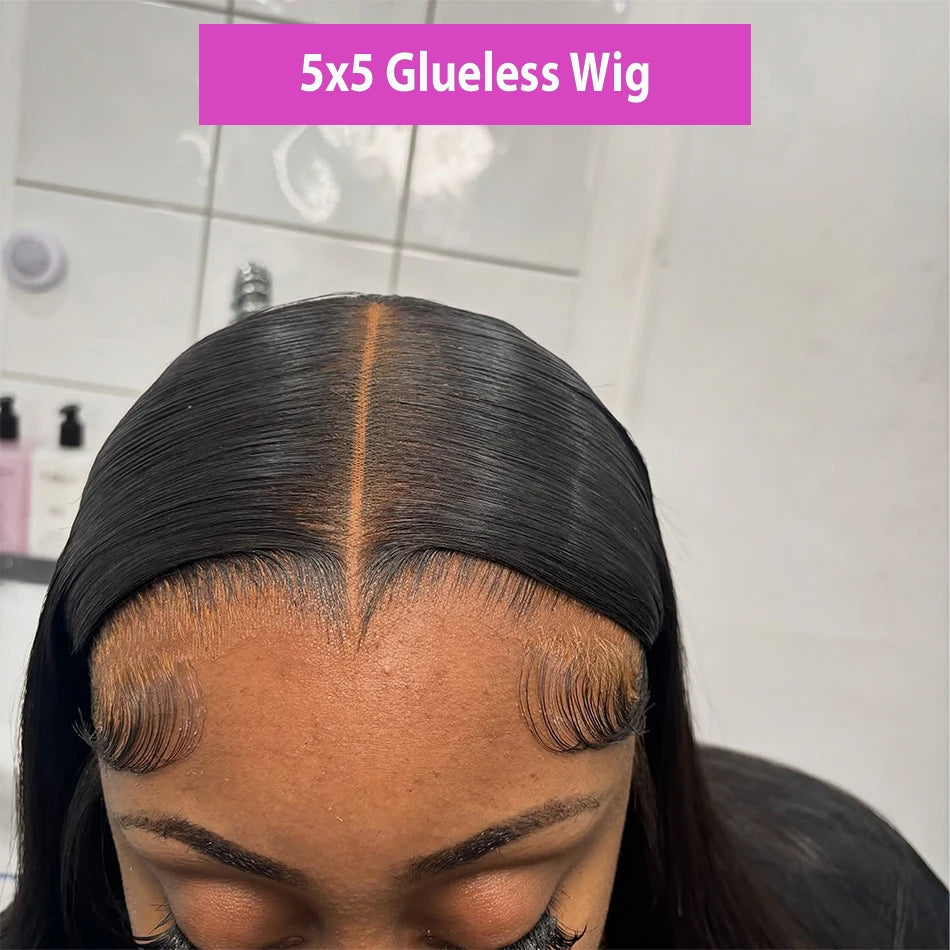 30 40 Inch Straight Lace Front Wigs Human Hair 13x6 Hd Lace Frontal Wig 4x4 5x5 Bone Straight Glueless Human Hair Wigs For Women