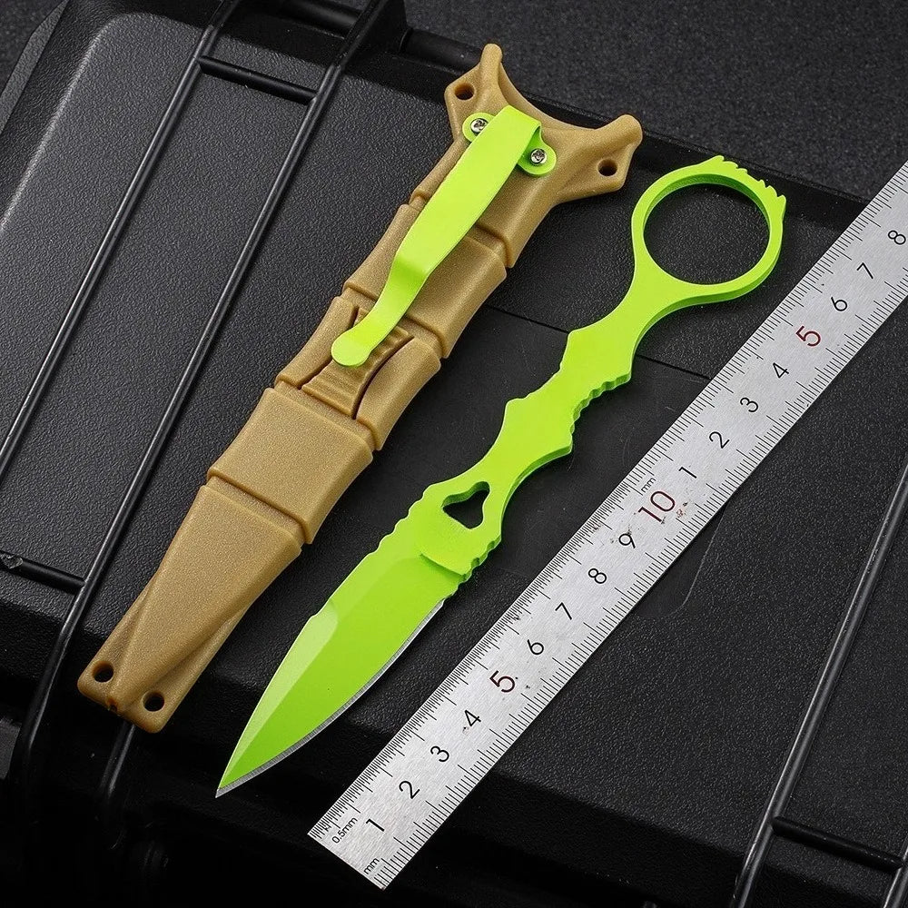 2026 new BM176 Butterfly Small Straight Knife, Claw Knife, Claw Blade, Outdoor Camping Portable Donut Small Straight Knife