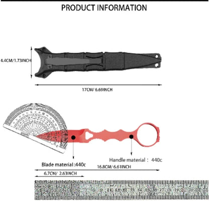 2026 new BM176 Butterfly Small Straight Knife, Claw Knife, Claw Blade, Outdoor Camping Portable Donut Small Straight Knife