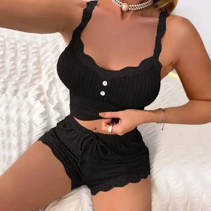 Women Pajama Sets Pijama Pajamas Woman Summer Set Sexy Women Sleepwear for Sleeping Women's Trousers Sleep Lounge Underwear