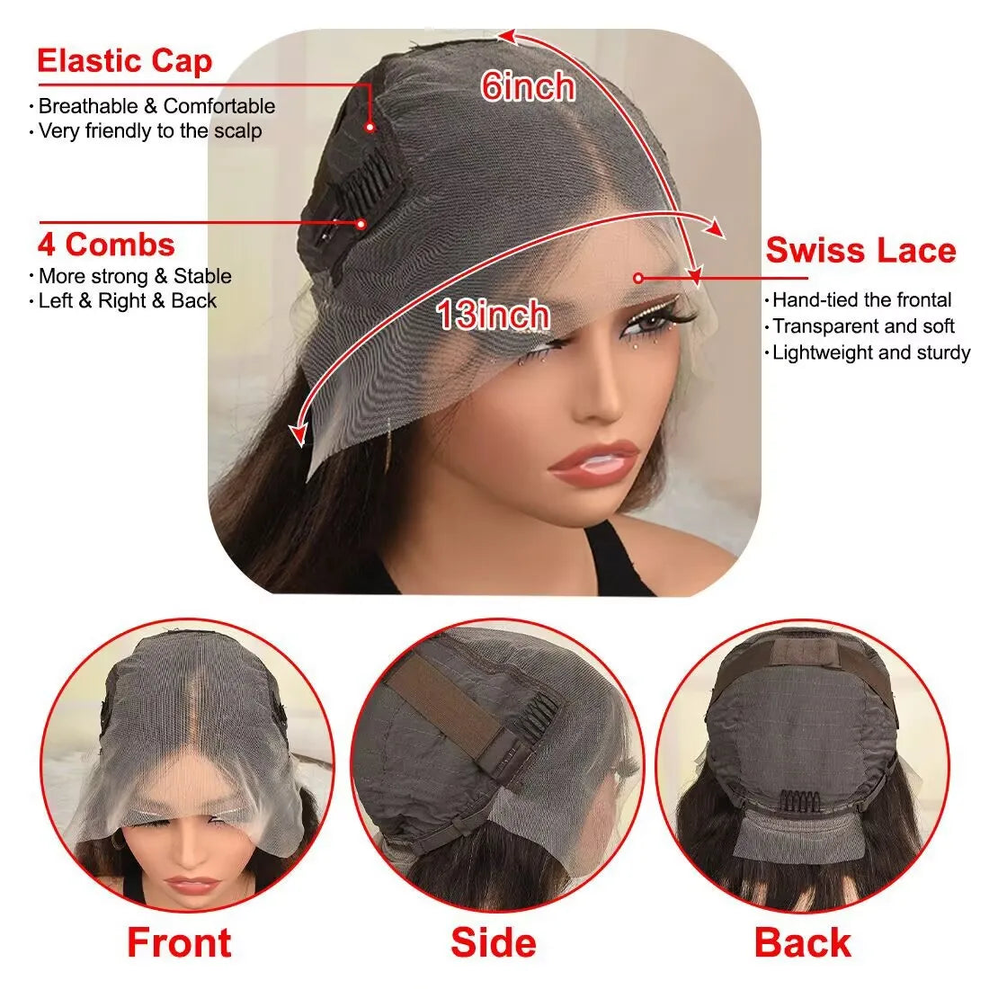 180 Density Brown Roots Ash Blonde Body Wave Lace Frontal Wig 13x6 Ombre Ash Blonde Human Hair Wigs for Women