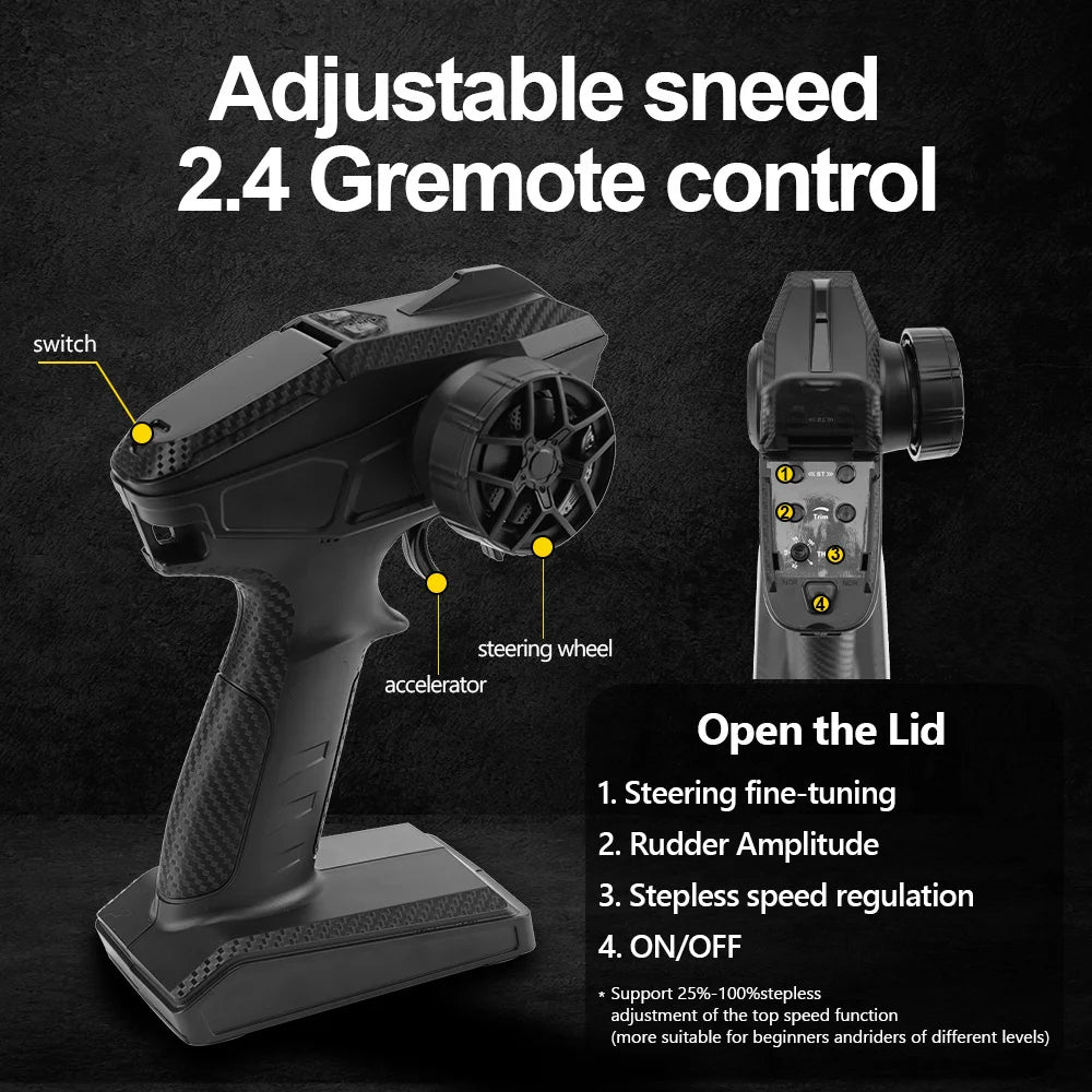 JIUSI WB12 PRO 1/12 Racing Car 4WD High Speed 80KM/H Brushless Remote Control Car Off-road Competitive Drift RC Car Toy Kid Gift