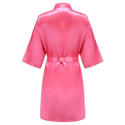 Mis15 Años Robe 15 Years Girl Birthday Party Robes Quinceanera Robe Mis XV Bathrobe Silkly Nightgown