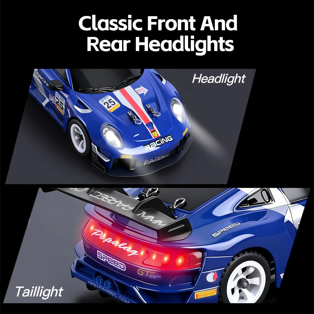 WLtoys 284191 284019-A Upgraded Gyro 1/28 RC Drifting Car 4WD High Speed Radio Control Model 2.4G Drift Racing Vehicle Mini Gift