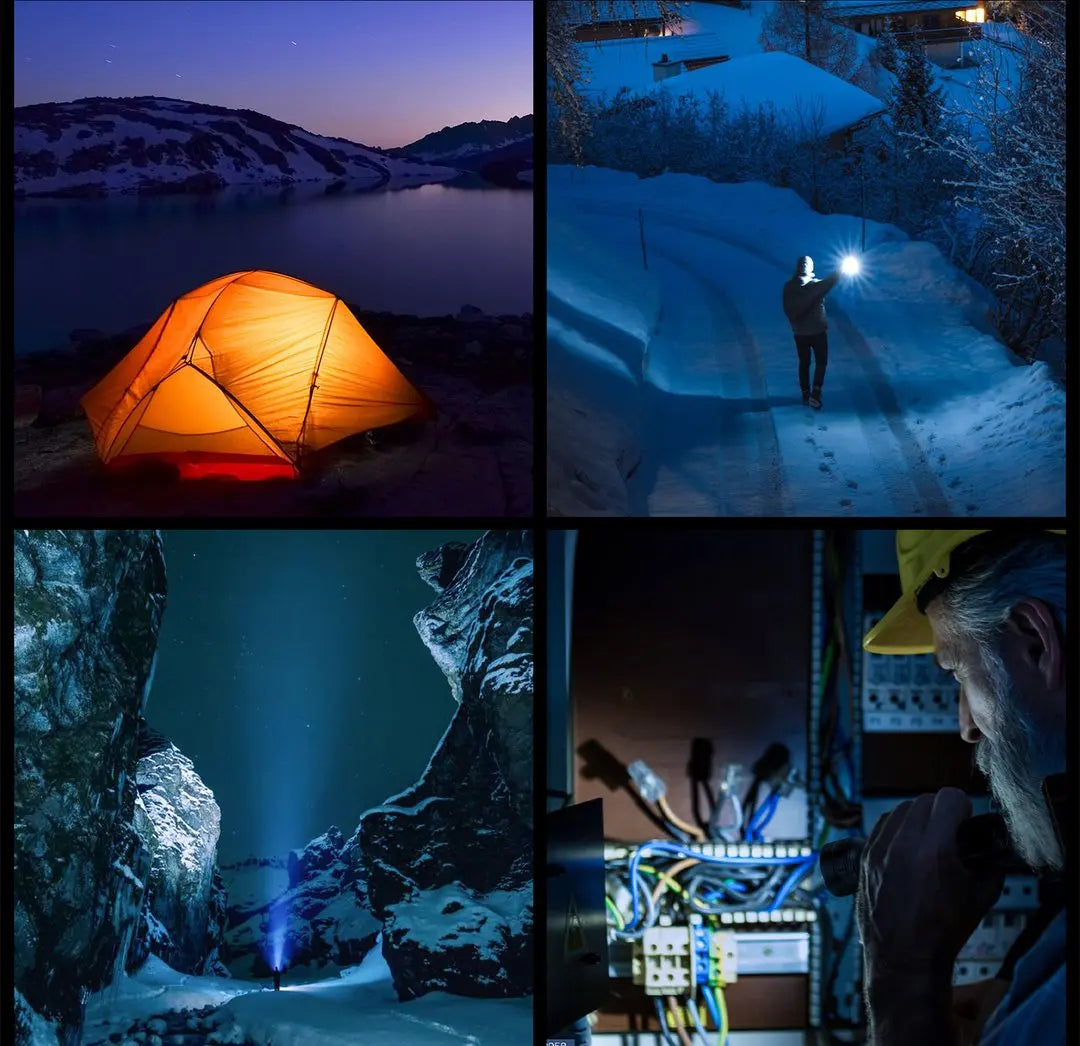 Sofirn IF22A 2100lm Flashlight 21700 Powerful Light SFT40 LED 680M Long Range USB C Rechargeable Charging  Throw Torch