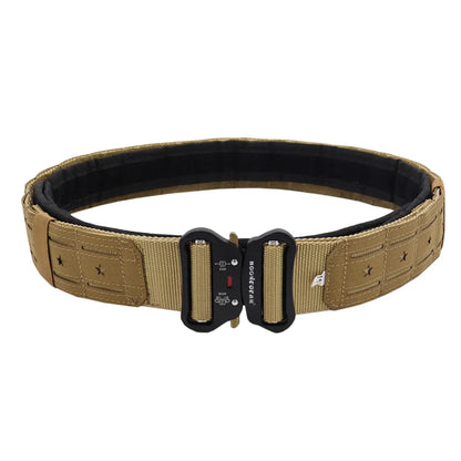 Laser Cutting Tactical Quick Release Buckle Belt  2 Inch Cmobat Belt Hunting Airsoft Mens Belt Outdoor Sport Belt