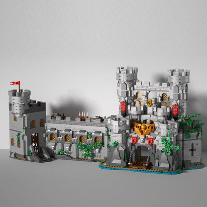2484PCS Sword of Holy Spirit Castle Building Blocks Model Toys Sets Small Particle MOC Street View Bricks For Christmas Gifts