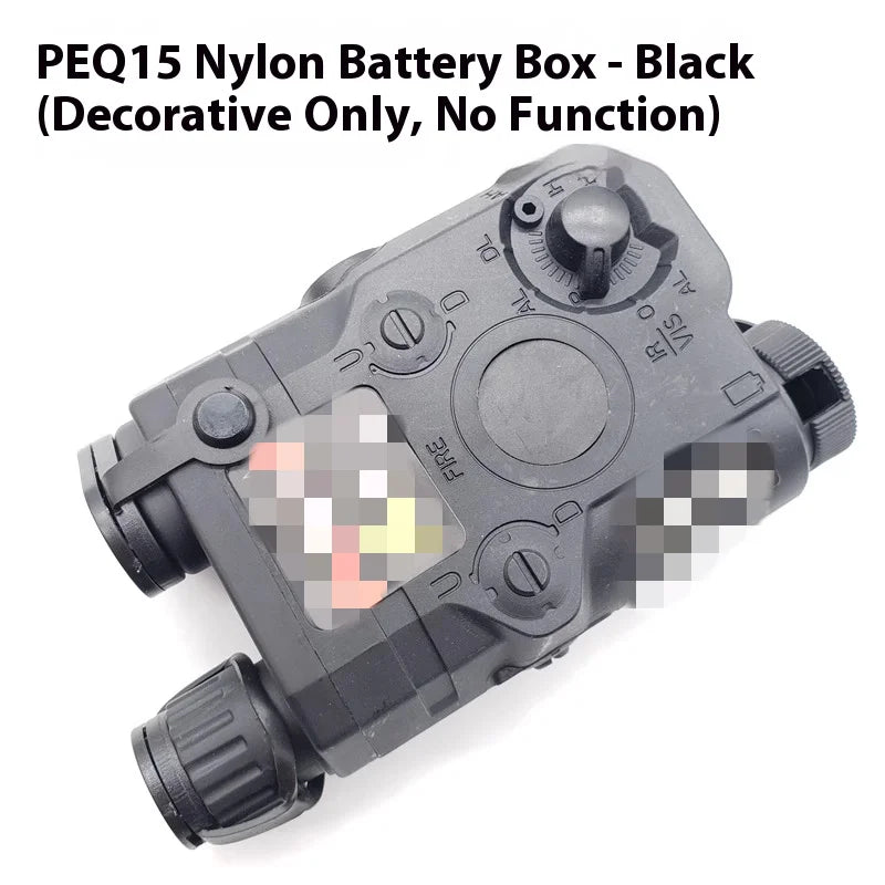 Tactical Airsoft PEQ-15 PEQ15 LA5C Red Dot Green Blue IR Fill Light Laser Indicator Weapon Scout Light LED Strobe Flashlight PEQ