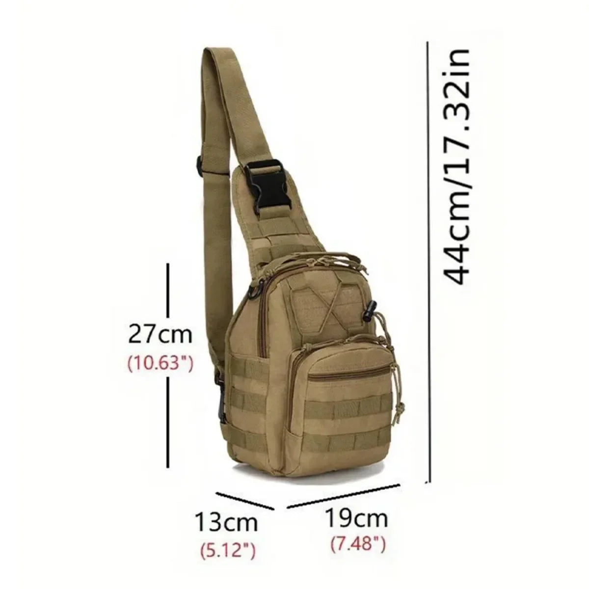 Outdoor Sport Tactical Pouch Hunting Shoulder Bag For Men Women Crossbody Bags Travel Chest Bag Hiking Camping Gun Range Bags