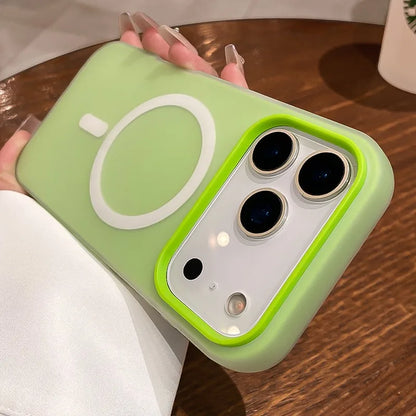 Luxury 2 IN 1 Magnetic Shockproof Case for iPhone 17 Pro Max Air 16 15 14 Plus 13 12 11 Liquid Silicone Magsafe Bumper Cover