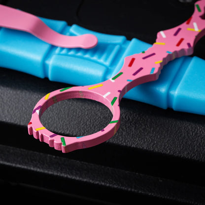 2026 new BM176 Butterfly Small Straight Knife, Claw Knife, Claw Blade, Outdoor Camping Portable Donut Small Straight Knife