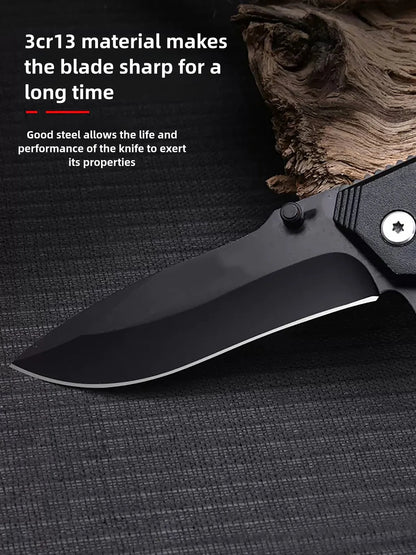 Folding knife, pocket knife with pocket clip, stainless steel blade knife, Edc knife for men and women, camping, fishing
