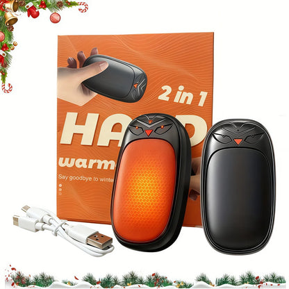 2-in-1 Hand Warmers Rechargeable 2 Pack Magnetic Electric Hand Warmer  Portable Pocket Hand Warmer
