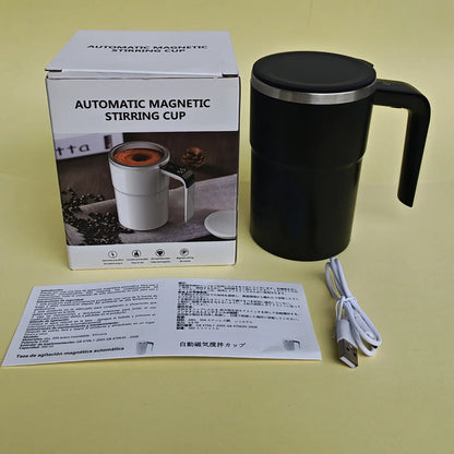 380ML Coffee Cups Electric Automatic Stirring Mug Rechargeable 304 Stainless Steel Mixer Drinkware Touch Magnetic Tea Cup Gifts