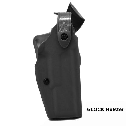 Tactical Holser Hunting Waist PIstol Gun Case Outdoor Belt Paddle Holder for Glock 17 19 Not applicable with flashlight