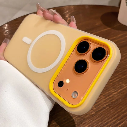 Luxury 2 IN 1 Magnetic Shockproof Case for iPhone 17 Pro Max Air 16 15 14 Plus 13 12 11 Liquid Silicone Magsafe Bumper Cover