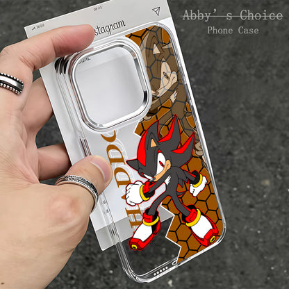 Cartoon Hedgehog S-Sonices Phone Case For iPhone 17 16e 16 15 14 13 12 11 mini Pro Max X XR XSMAX 8 7 Air Plus Transparent