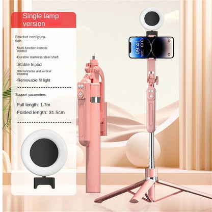 Roreta Portable Stabilizer camera tripod with wireless remote control and 360 ° rotation for video recording and live streaming