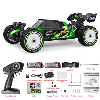 JIUSI WB12 PRO 1/12 Racing Car 4WD High Speed 80KM/H Brushless Remote Control Car Off-road Competitive Drift RC Car Toy Kid Gift