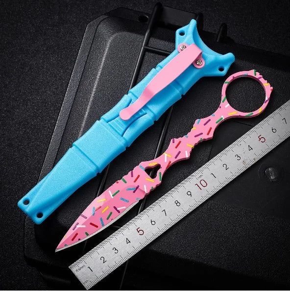 2026 new BM176 Butterfly Small Straight Knife, Claw Knife, Claw Blade, Outdoor Camping Portable Donut Small Straight Knife