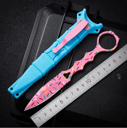 2026 new BM176 Butterfly Small Straight Knife, Claw Knife, Claw Blade, Outdoor Camping Portable Donut Small Straight Knife