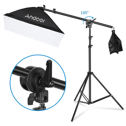 NEW Professional Studio Photography Softbox Light Kit 50*70cm Softboxes Photography Umbrella 40W Light Bulbs 2M Light Stand