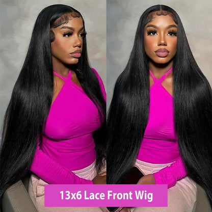 30 40 Inch Straight Lace Front Wigs Human Hair 13x6 Hd Lace Frontal Wig 4x4 5x5 Bone Straight Glueless Human Hair Wigs For Women