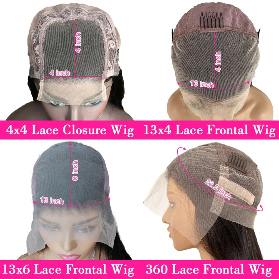 13x6 Glueles HD Blue Lace Front Wig 100% Vietnamese Human Hair Wigs On Clearance Sale Royal Blue Bone Straight Lace Frontal Wig