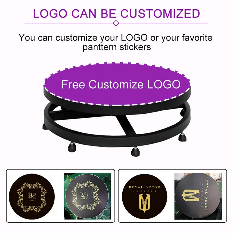 CHACKTOK 360 Photo Booth Machine for Parties 360 Spin Camera Booth with Extra Logo Customization Software APP Remote Automatic