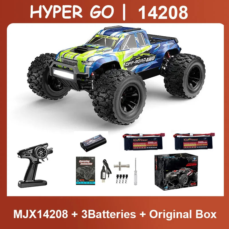 Hyper Go MJX 14207 1/14 4WD 2.4G RC Car 55KM/H Brushless Drift Vehicle Racing Car Remote Control Car Off-Road Truck Toys
