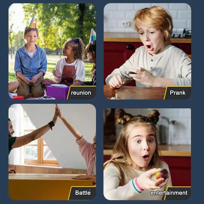 Shocking Roulette Lie Detector Electric Polygraph Test Finger Toy Party Game For Kids Adults Lie Detector Toy Social Game