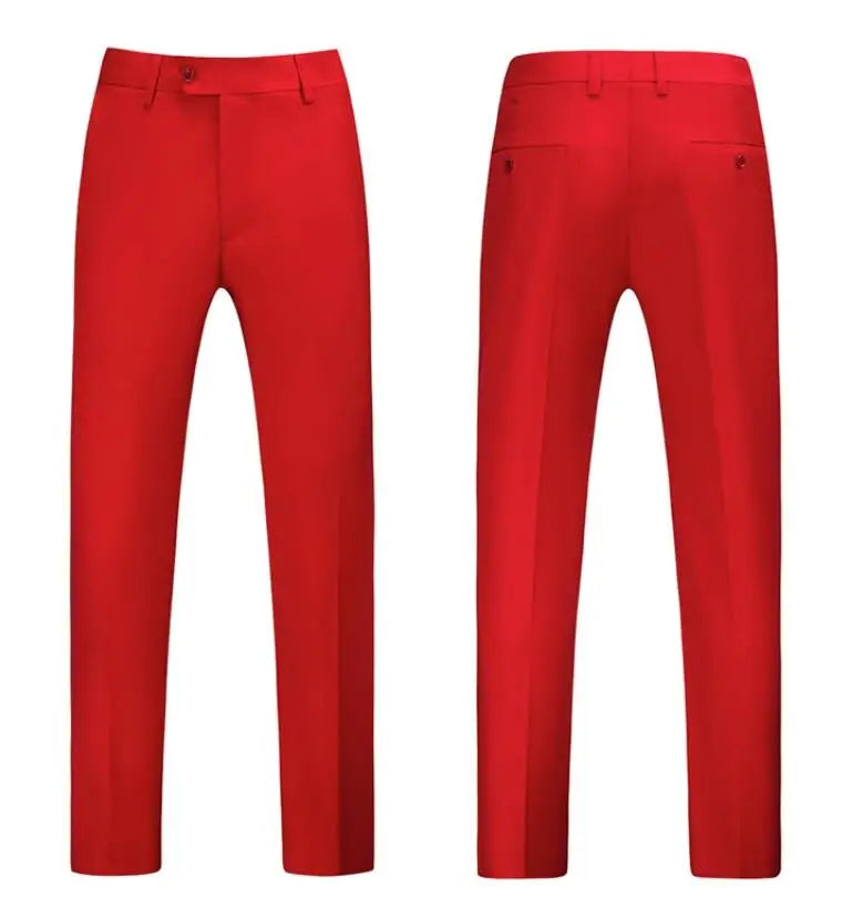 2026 Men Blue Suit Pants,  Formal Slim Dress Trousers, Red Green Black White Pantalones Hombre, Asian Size Man Slacks,M-5XL 6XL