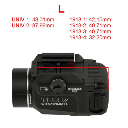 TLR Tactical Weapons Scout Light Pistol Gun Flashlight TLR-1 TLR-1HL TLR-3 TLR-4 TLR-7 TLR-8 LED Hunting Spotlight Gun Torch